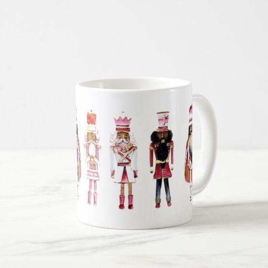 Black Nutcracker Coffee Tasse (VorderseiteRechts)