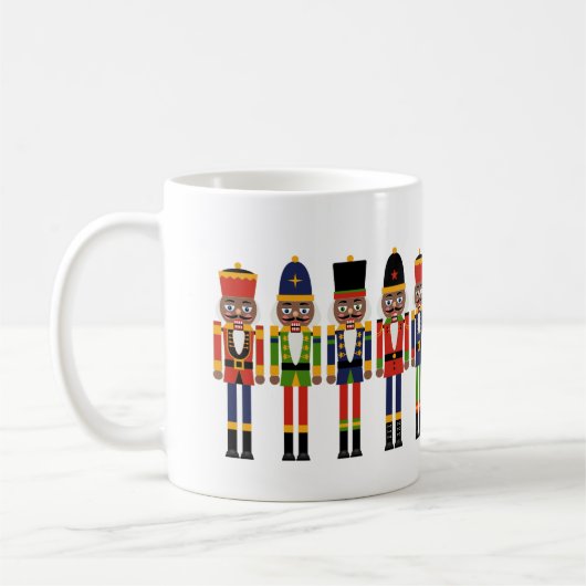 Black Nutcracker Coffee Tasse (Links)