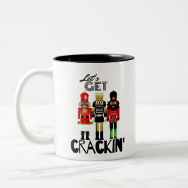 Black Nutcracker "Crackin" Geschenk Zweifarbige Tasse