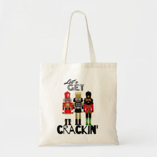 Black Nutcracker "Crackin" Tote Bag Tragetasche