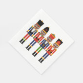 Black Nutcracker Paper Napkin Serviette (Ecke)