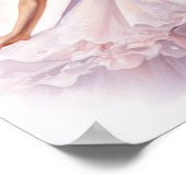 Black Nutcracker Sugar Plum Fairy in Pink Tutu Poster (Ecke)