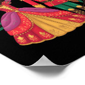 Black Nutcracker Sugar Plum Fairy Kwanzaa African Poster (Ecke)