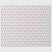 Black Nutcracker Traditionelle Weihnachtsfeiertage Geschenkpapier (Flach)