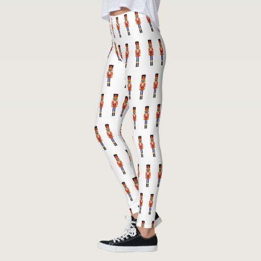 Black Nutcracker Weihnachts-Leggings Leggings (Links)