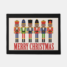 Black Nutcracker Weihnachtsmatte Fußmatte