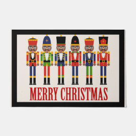 Black Nutcracker Weihnachtsmatte Fußmatte