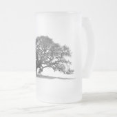 BLACK OAK BAUM MATTGLAS BIERGLAS (VorderseiteRechts)