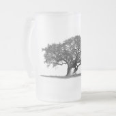 BLACK OAK BAUM MATTGLAS BIERGLAS (Vorderseite Links)