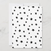 Black Oh Baby Pumpkin Halloween Kinderdusche Einladung (Rückseite)