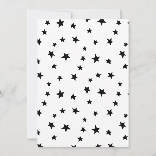 Black Oh Baby Pumpkin Halloween Kinderdusche Einladung (Rückseite)