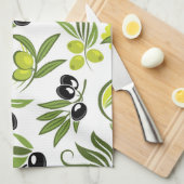 Black Olives Geschirrtuch (Viertel Falte)