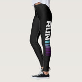 Black Ombré führt aktive Sportarten aus Leggings (Links)