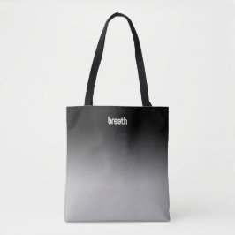 Black Ombre Tote Bag - Weicher Farbton, starker Ge Tasche