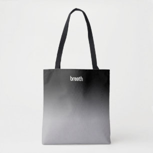 Black Ombre Tote Bag - Weicher Farbton, starker Ge Tasche
