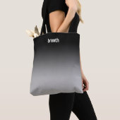 Black Ombre Tote Bag - Weicher Farbton, starker Ge Tasche (Von Nahem)