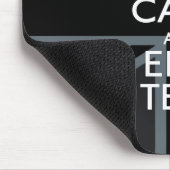 Black on Black Behalt Calm Personalisiert Union Ja Mousepad (Ecke)