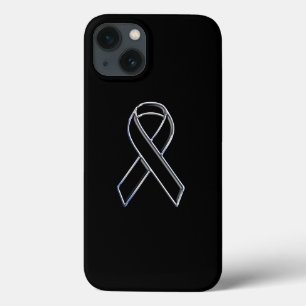 Black on Black Ribbon Awareness Design Case-Mate iPhone Hülle