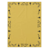 Black on Gold Frohe Weihnachten | Klein Tischdecke (Vorderseite)