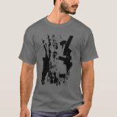 Black On Grey - Art Series T-Shirt (Vorderseite)