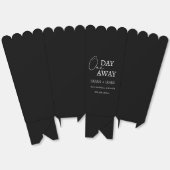 Black One Day Away Probe Dinner Hochzeit Geschenkschachtel (Ungeklappt)