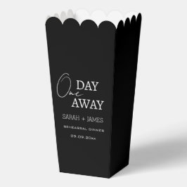 Black One Day Away Probe Dinner Hochzeit Geschenkschachtel