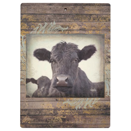 BLACK ONYX CLIPBOARD - SCHWARZES ANGUSCODE KLEMMBRETT (Rückseite)