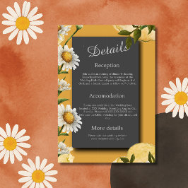 Black onyx Retro Margaret Blume Enclosure Card Begleitkarte