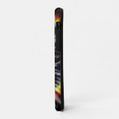 Black Opal Gefärbte Krawatte, Case-Mate iPhone Hülle (Hinten/Links)