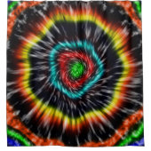 Black Opal Gefärbte Krawatte, Duschvorhang (Vorderseite)