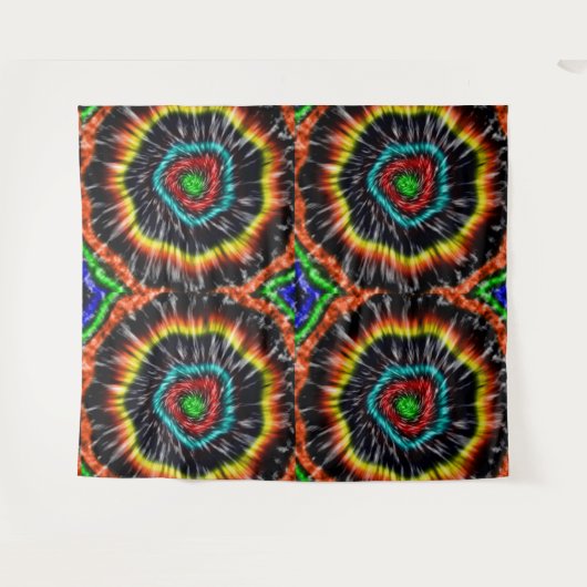 Black Opal Gefärbte Krawatte, Wandteppich (Vorderseite (Horizontal))