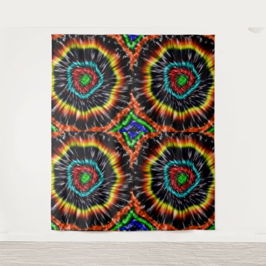 Black Opal Gefärbte Krawatte, Wandteppich (Vorderseite)