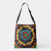 Black Opal Tie Dye, Tragetaschen Mit Langen Trägern (Rückseite)
