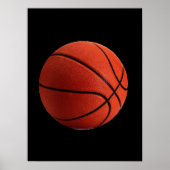 Black Orange Basketball Poster (Vorne)