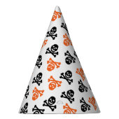 Black Orange Skull Halloween-Party Partyhütchen (Rechts)