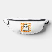 Black Orange Spooky Halloween Bauchtasche (Ablage )