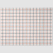 Black & Orange Striped Tissue Paper Seidenpapier (Vorderseite)