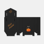 Black Orange Trick oder Treat Cat Pumpkin Hallowee Geschenkschachtel (Ungefaltet)