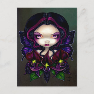 "Black Orchid Fairy" Postkarte