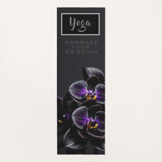 Black Orchid - Yoga Mat Yogamatte (Vorderseite)