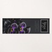 Black Orchid - Yoga Mat Yogamatte (Vorderseite (Horizontal))