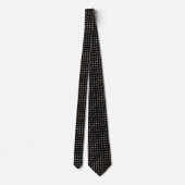 Black Ornament Neck Tie Krawatte (Rückseite)