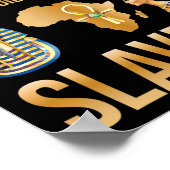 Black Our Story Didnt Start With Slavery Black His Poster (Ecke)