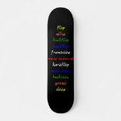Black-Out-Skateboard Skateboard (Vorne)