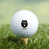 Black Owl Design Golfball (Insitu T-Shirt)