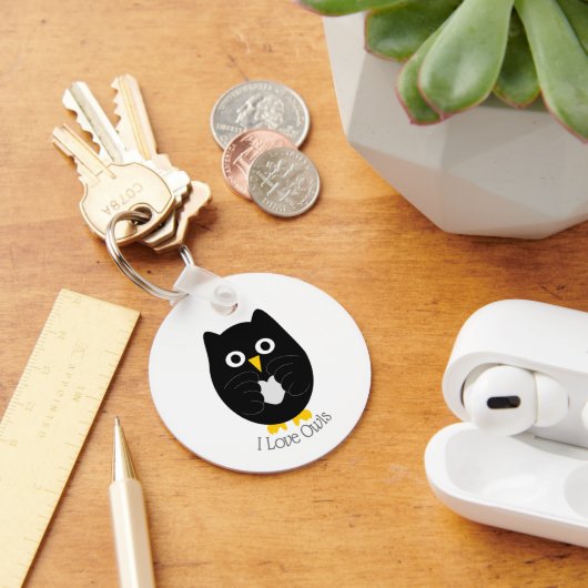 Black Owl Design Schlüsselanhänger (Schreibtisch)