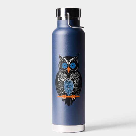Black Owl Water Flasche (Links)