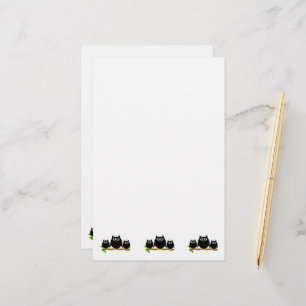 Black Owls Design remains the same as it is likely Briefpapier