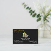 Black Painter Services QR-Code Visitenkarte (Stehend Vorderseite)