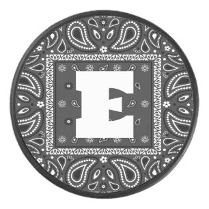 Black Paisley Bandana Birthday Hip Hop Rap Scarf Eishockey Puck